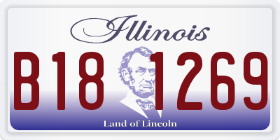 IL license plate B181269