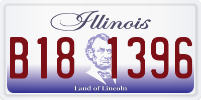 IL license plate B181396