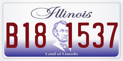 IL license plate B181537