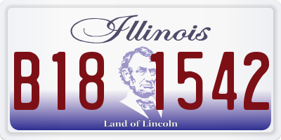 IL license plate B181542