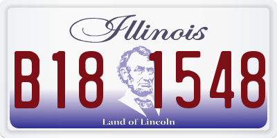 IL license plate B181548