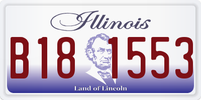 IL license plate B181553