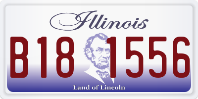 IL license plate B181556