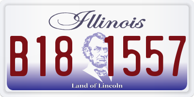 IL license plate B181557