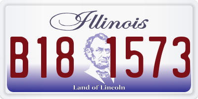 IL license plate B181573