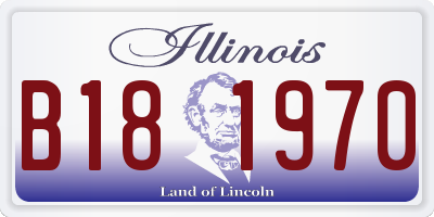 IL license plate B181970
