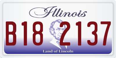 IL license plate B182137