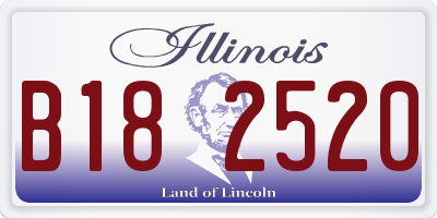 IL license plate B182520