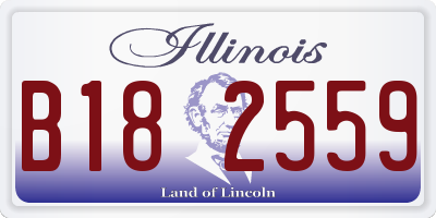 IL license plate B182559