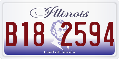 IL license plate B182594