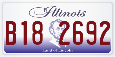 IL license plate B182692