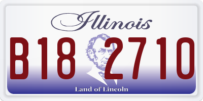IL license plate B182710