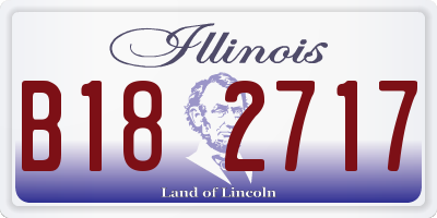 IL license plate B182717