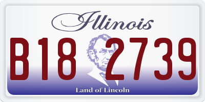 IL license plate B182739