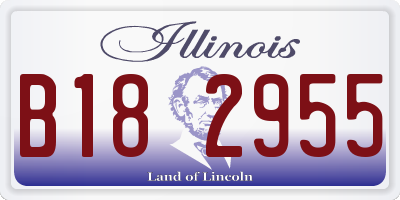 IL license plate B182955
