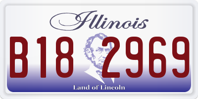 IL license plate B182969