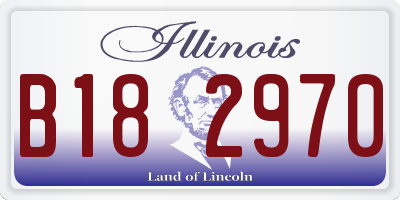 IL license plate B182970