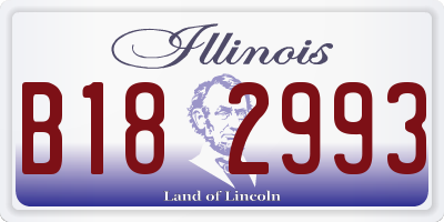 IL license plate B182993