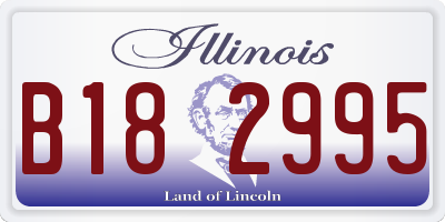 IL license plate B182995