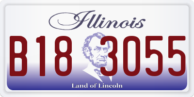 IL license plate B183055
