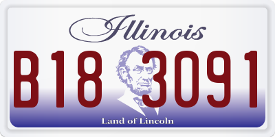 IL license plate B183091