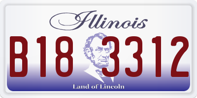 IL license plate B183312