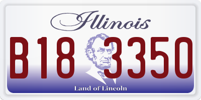 IL license plate B183350