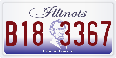 IL license plate B183367