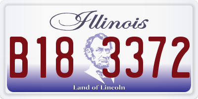IL license plate B183372