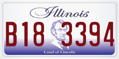 IL license plate B183394