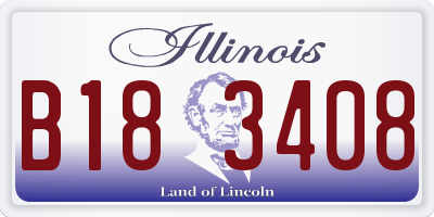 IL license plate B183408