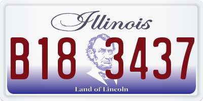IL license plate B183437