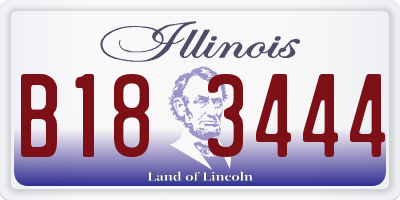 IL license plate B183444