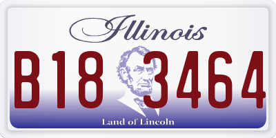 IL license plate B183464