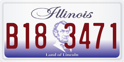 IL license plate B183471