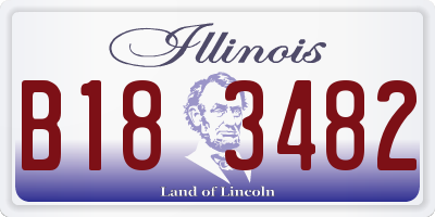 IL license plate B183482