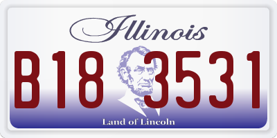 IL license plate B183531