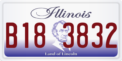 IL license plate B183832