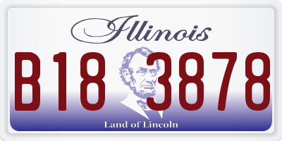 IL license plate B183878