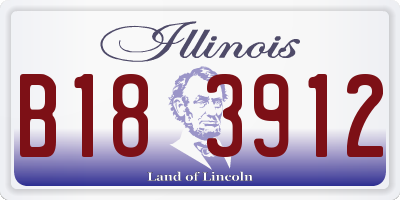 IL license plate B183912