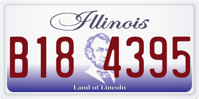IL license plate B184395