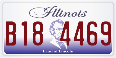 IL license plate B184469