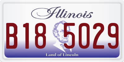 IL license plate B185029