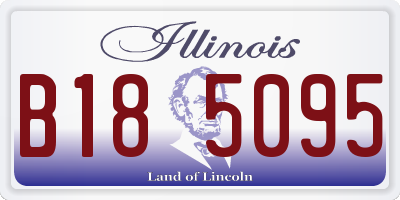 IL license plate B185095