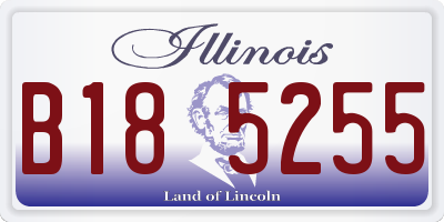 IL license plate B185255