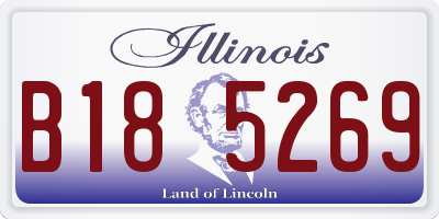 IL license plate B185269