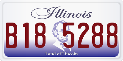 IL license plate B185288