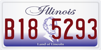 IL license plate B185293
