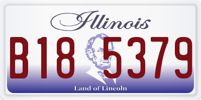 IL license plate B185379
