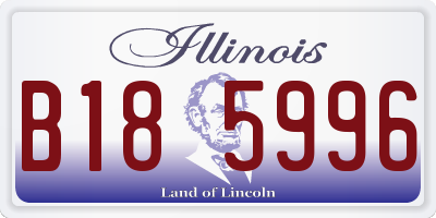 IL license plate B185996